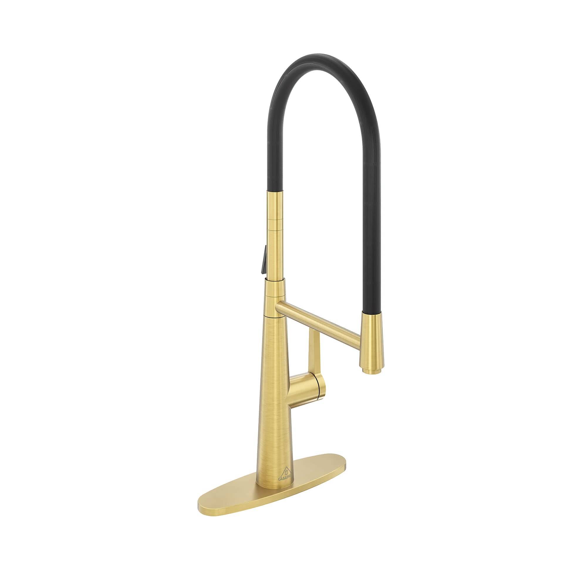 CASAINC 1.8GPM Silicone Kitchen Faucet in Brushed Nickel and More-CASAINC