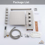 CASAINC Luxury 12 in. Thermostatic Wall Mounted Rainfall Shower Faucet Dual Shower Heads System With 6 Body Jets