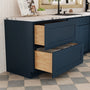 Cyber Grey RTA 36"W x 24"D x 34.5"H Base Cabinet with 2 Drawers