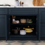 Cyber Grey RTA 30"W x 24"D x 34.5"H Base Cabinet with 1 Drawer and 2 Doors