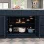 Cyber Grey RTA 36"W x 24"D x 34.5"H Base Cabinet with 2 Drawers and 2 Doors