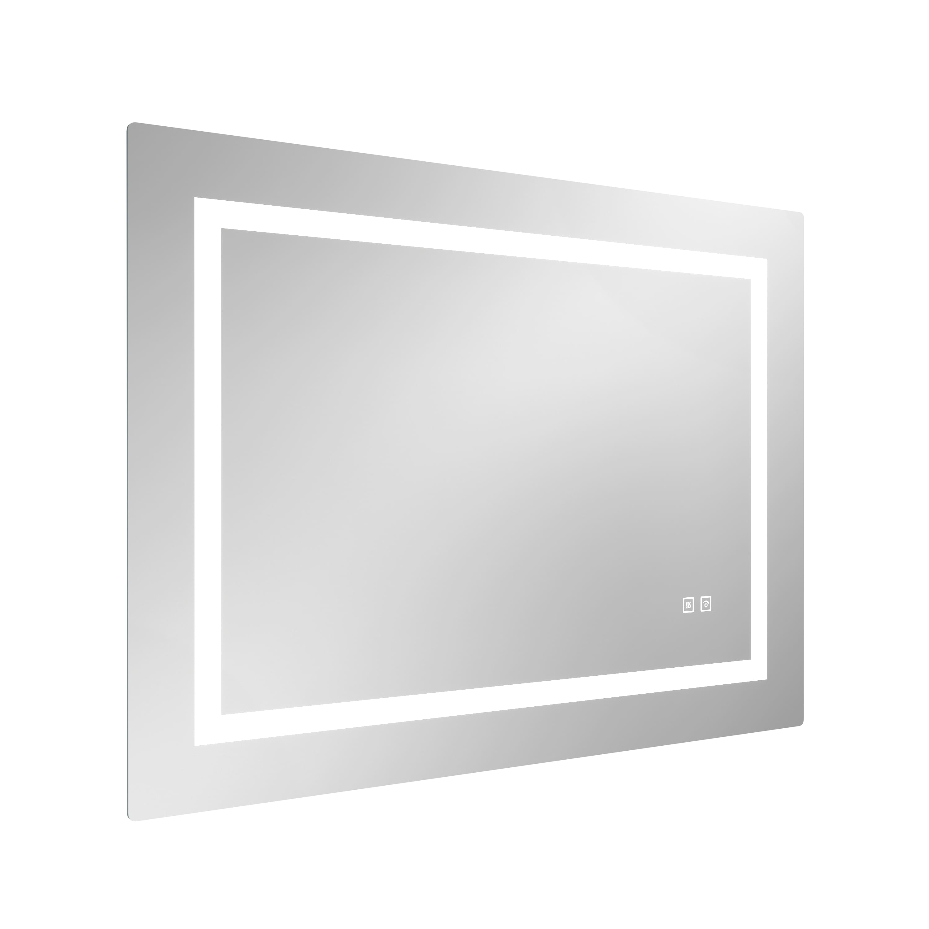 Modern LED Bathroom Mirror with Touch Dimming and Shadow Free Lighting