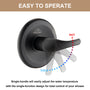 Single-Function Shower Mixer Valves Wall Mount Brass Faucet Shower Mixer Fixtures With Single Handle Copper Valve (Valve Included)