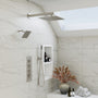 12-inch 3-Function Wall Mounted Dual Shower System with Thermostatic Valve