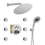Casainc Smart Temperature Digital Adjustment 3 Function Luxury Thermostatic Shower