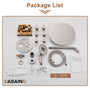 Casainc Smart Temperature Digital Adjustment 3 Function Luxury Thermostatic Shower