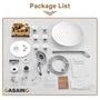 Casainc Smart Temperature Digital Adjustment 3 Function Luxury Thermostatic Shower