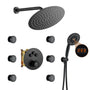 Casainc Smart Temperature Digital Adjustment 3 Function Luxury Thermostatic Shower