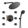 Casainc Smart Temperature Digital Adjustment 3 Function Luxury Thermostatic Shower