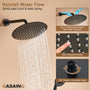 Casainc Smart Temperature Digital Adjustment 3 Function Luxury Thermostatic Shower