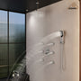 12" Ceiling Mount Thermostatic Rainfall Shower Systems with Body Sprays