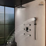 12" Ceiling Mount Thermostatic Rainfall Shower Systems with Body Sprays