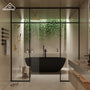 12" Ceiling Mount Rainfall Shower Head Thermostatic Shower System