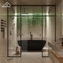 12" Ceiling Mount Rainfall Shower Head Thermostatic Shower System