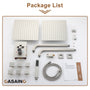 Double 12-inch Rainfall Shower Deluxe Shower System