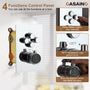 Double 12-inch Rainfall Shower Deluxe Shower System
