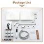 Double 12-inch Rainfall Shower Deluxe Shower System