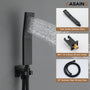 Double 12-inch Rainfall Shower Deluxe Shower System