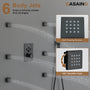 Double 12-inch Rainfall Shower Deluxe Shower System