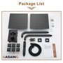 Double 12-inch Rainfall Shower Deluxe Shower System