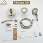 5-inch 2-Function Shower Faucet Set with Handheld Shower