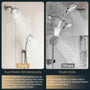 5-inch 2-Function Shower Faucet Set with Handheld Shower