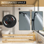 5-inch 2-Function Shower Faucet Set with Handheld Shower