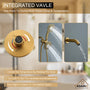 5-inch 3-Function Shower Faucet with Handheld & Tub Spout