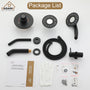 5-inch 3-Function Shower Faucet with Handheld & Tub Spout