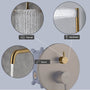 10" Round 3 Functions Wall Mount Dual Shower Heads Shower System with Tub Spout - CASAINC