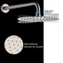 10" Round 3 Functions Wall Mount Dual Shower Heads Shower System - CASAINC