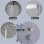 10" Round 3 Functions Wall Mount Dual Shower Heads Shower System - CASAINC