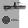 Casainc 2 Function 10" Wall Mounted Dual Shower Heads Shower System In Black-CASAINC