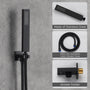Casainc 2 Function 10" Wall Mounted Dual Shower Heads Shower System In Black-CASAINC
