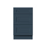 Cyber Grey RTA 15"-36"W x 24"D x 34.5"H 6 Sizes Base Cabinet with 3 Drawers
