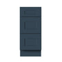 Cyber Grey RTA 15"-36"W x 24"D x 34.5"H 6 Sizes Base Cabinet with 3 Drawers