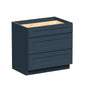 Cyber Grey RTA 15"-36"W x 24"D x 34.5"H 6 Sizes Base Cabinet with 3 Drawers