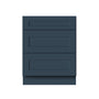 Cyber Grey RTA 15"-36"W x 24"D x 34.5"H 6 Sizes Base Cabinet with 3 Drawers