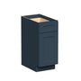 Cyber Grey RTA 15"/21"W x 24"D x 34.5"H Base Cabinet with 1 Drawer and 1 Shelf