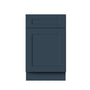 Cyber Grey RTA 15"/21"W x 24"D x 34.5"H Base Cabinet with 1 Drawer and 1 Shelf