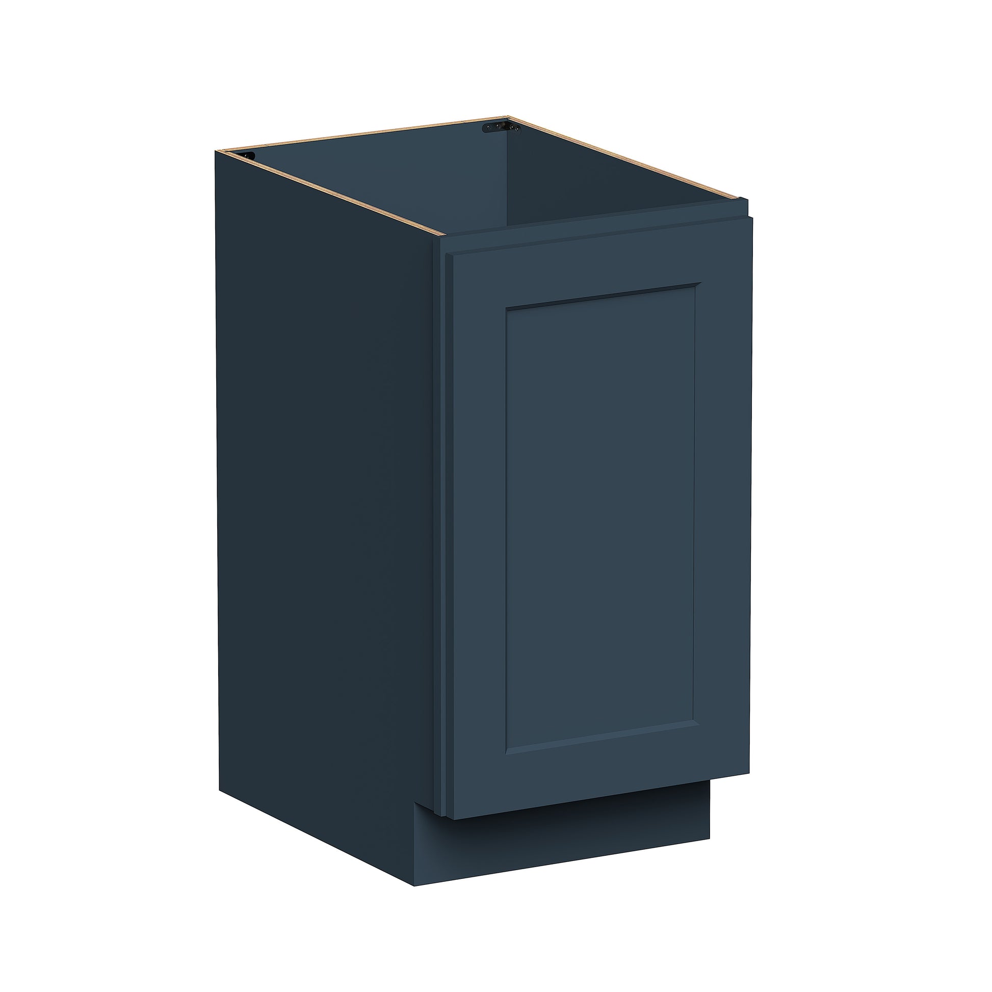 Cyber Grey RTA 18"/21"W x 24"D x 34.5"H Base Cabinet with Full Height Door