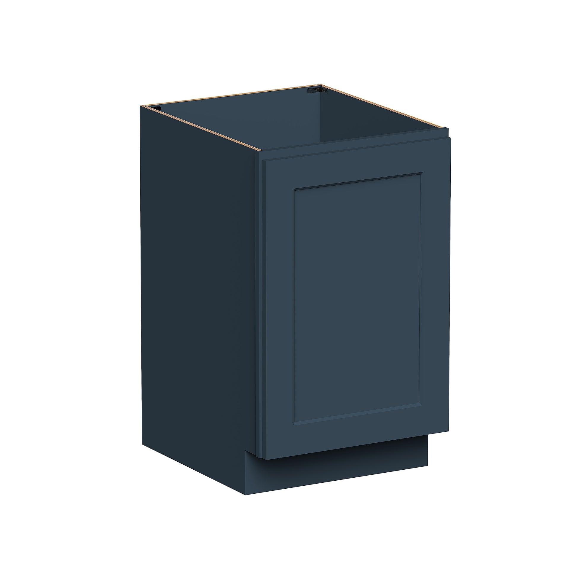 Cyber Grey RTA 18"/21"W x 24"D x 34.5"H Base Cabinet with Full Height Door