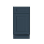 Cyber Grey RTA 18"W x 24"D x 34.5"H Waste Basket Base Cabinet with 2 Drawers