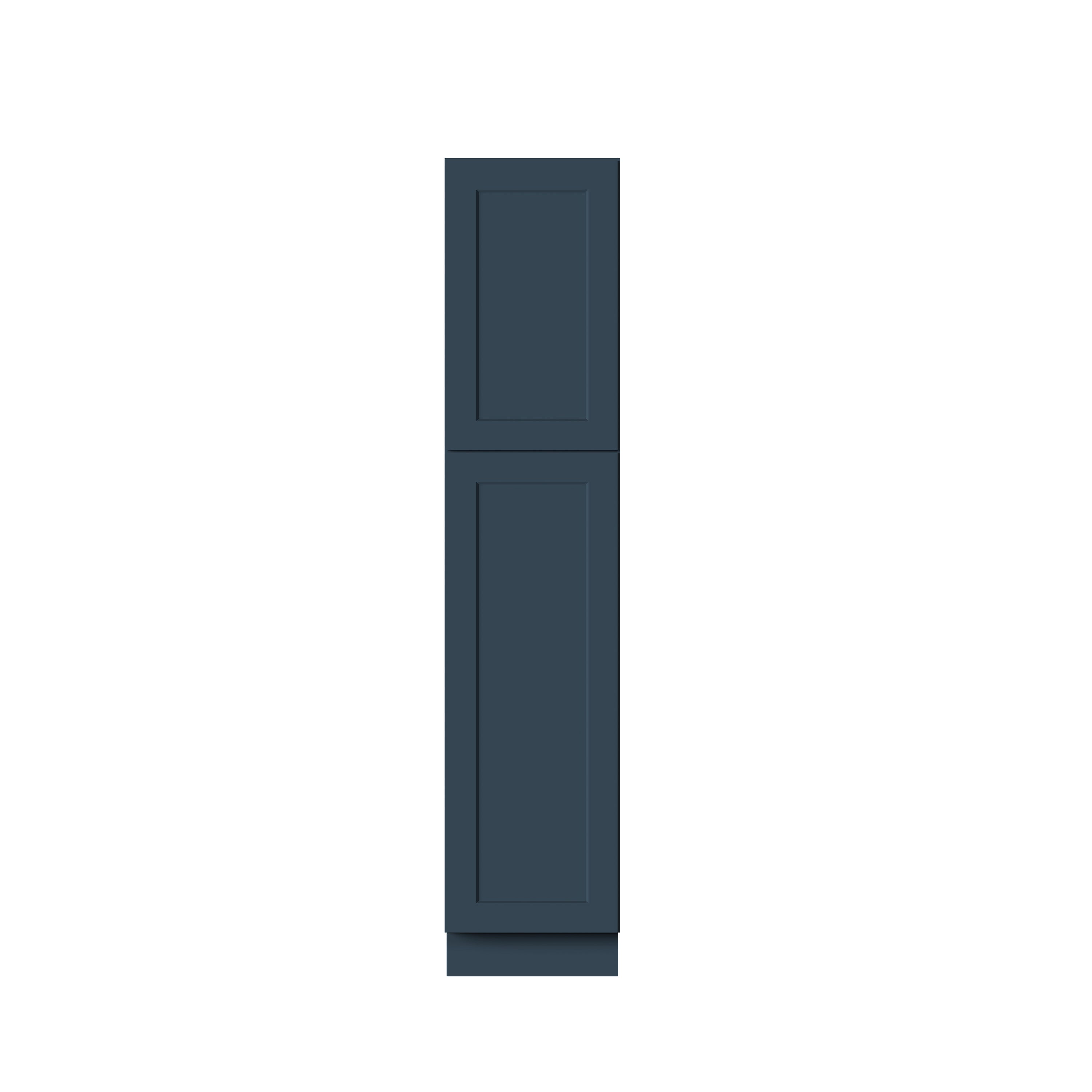 Cyber Grey RTA 18"W x 27"D x 84"/90"/96"H 3 Sizes Tall Pantry Cabinet