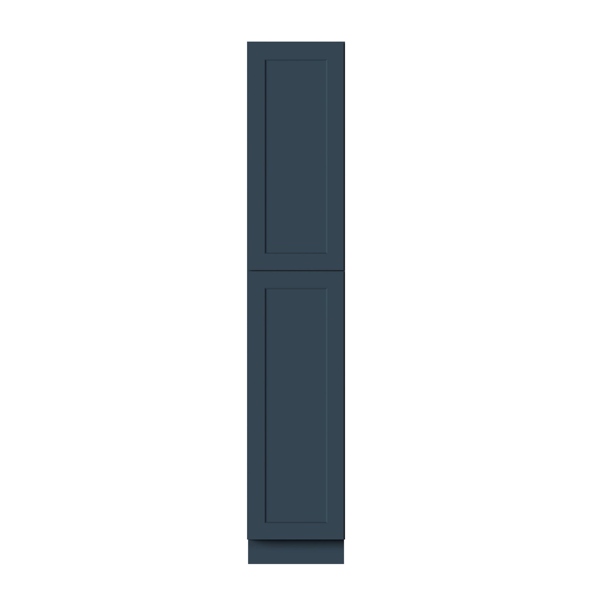 Cyber Grey RTA 18"W x 27"D x 84"/90"/96"H 3 Sizes Tall Pantry Cabinet