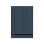 Cyber Grey RTA 24"-36"W x 24"D x 34.5"H Base Cabinet with 2 Full Height Doors