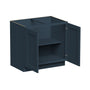 Cyber Grey RTA 24"-36"W x 24"D x 34.5"H Base Cabinet with 2 Full Height Doors