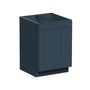 Cyber Grey RTA 24"-36"W x 24"D x 34.5"H Base Cabinet with 2 Full Height Doors
