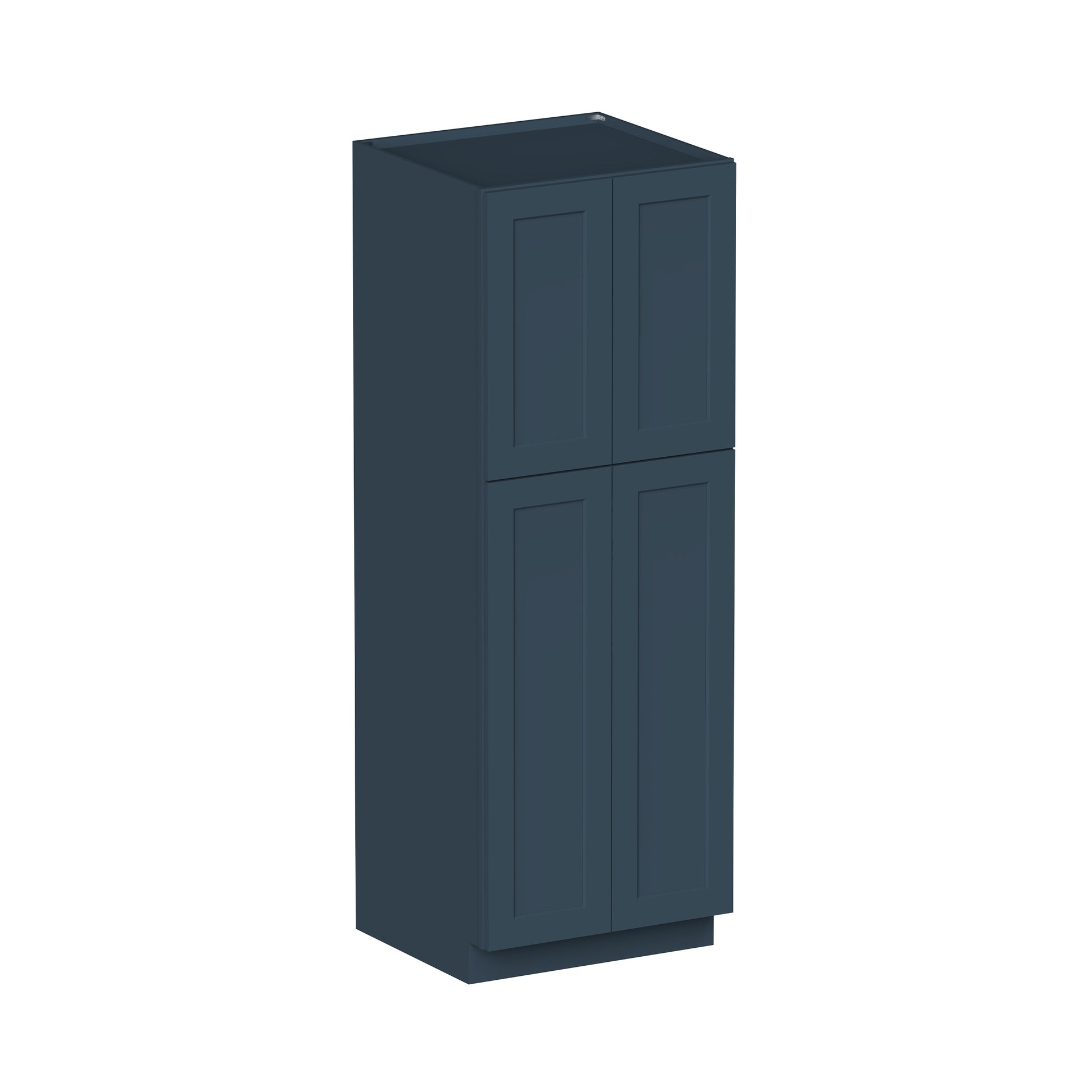 Cyber Grey RTA 24"/30"W x 27"D x 84"/90"/96"H 6 Sizes Tall Pantry Cabinet with Shelves