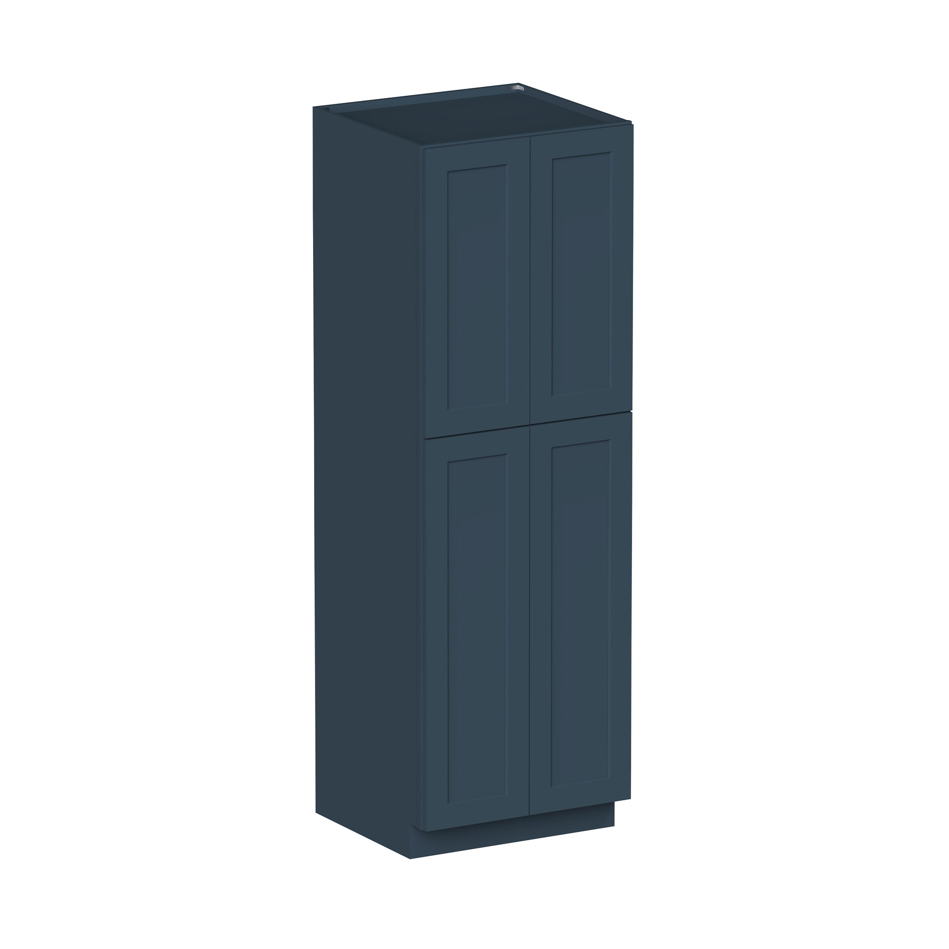 Cyber Grey RTA 24"/30"W x 27"D x 84"/90"/96"H 6 Sizes Tall Pantry Cabinet with Shelves